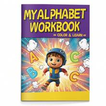 English Alphabet Activity Book Set, Letter Tracing & Coloring Practice, Travel Quiet Time Learning, Fun Educational Pages - Children's English Alphabet Book - View 16