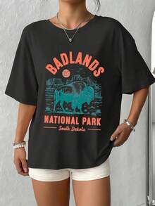 Badlands National Park Hiking And Camping In The Wilderness A-0 Breathable And Comfortable - 黑色 - 查看 2