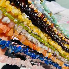 Natural Stone Beads 5-8mm Asymmetric Crystal Gravel Beads Bracelet For Jewelly Natural Gravel For Jewelry Making Freeform Beads Diy Necklace Bracelet - Multicolor - View 9