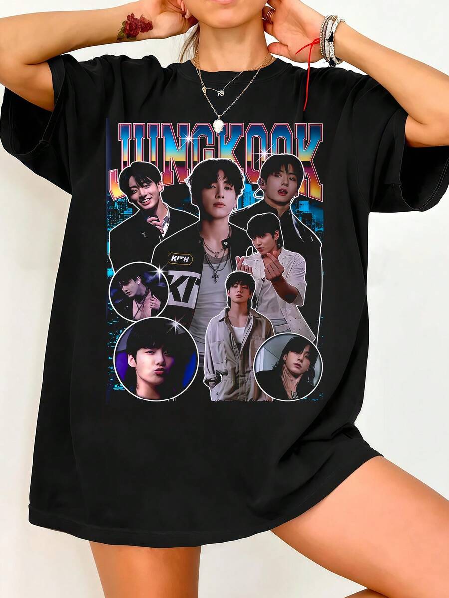 Women T-Shirts - Black - View 1