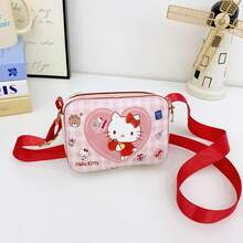 SANRIO Túi công chúa hoạt hình Hello Kitty thời trang, ví đựng tiền xu chống thấm nước bằng da PU - Túi đựng mỹ phẩm nữ có dây đeo vai nhẹ, có thể điều chỉnh, chất liệu polyester bền chắc, ví chống trộm dễ thương, phù hợp sử dụng hàng ngày/du lịch - Quà tặng Ngày Valentine và Quà tặng đặc biệt Ngày Phụ nữ - Quà tặng tựu trường. Túi đeo vai hoạt hình dễ thương, túi đeo chéo chống thấm nước, túi xách hoạt hình thời trang, quà tặng sinh nhật, thiết kế dễ thương ngọt ngào, quà tặng sinh nhật, quà tặng tiệc tùng, quà tặng Halloween, quà tặng Phục sinh, quà tặng Giáng sinh. - Nhiều màu - Xem 3