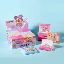 Star Girl 1包/3包 40張/120張面紙，印花卡通可愛學生面紙，便攜小口袋面紙，戶外旅行車用，生日禮物，禮物，學校面紙，派對用面紙，女孩女性生日派對面紙 - 快樂少女隨機1包 - 查看 11