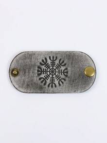 1件裝維京北歐符文髮珠，棕色皮革編髮髮箍，中世紀LARP配件，適用文藝復興市集、萬聖節、Cosplay與派對服裝 - A - 查看 16