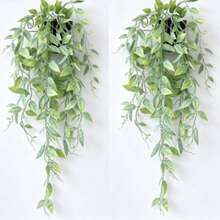 Artificial Plant - Fake Pea Vine, Hanging Potted Plant, Wall-Mounted Shelving Decor, Suitable For Indoor And Outdoor, Living Room Shelves Decoration, Home Decor, Room Decor, Garden Decor, Wall Decor - Gray Peas - View 7