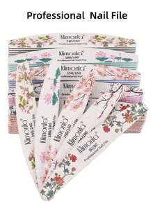 klimonla Bộ 10 dũa móng tay in hình hoa - Nhiều màu - Xem 1