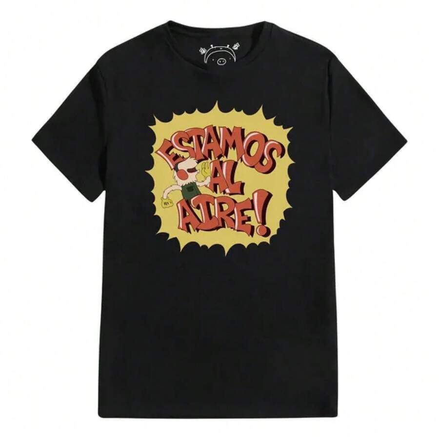 31 Minutos Estamos Al Aire T-Shirt, World Cup 2026, World Cup 2026 Album, Blouses - 黑色 - 查看 1