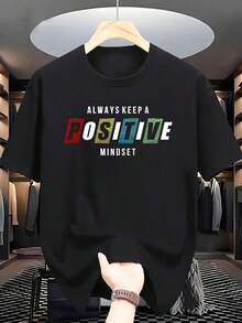 Camiseta unisex de manga corta, para hombre Verano Corto Manga Camiseta con Carta '' Imprimir - Informal Redondo Cuello Transpirable Superior, Corto Manga Verano Desgaste para Caliente Clima, Máquina Lavable & Seco Lavable Versátil para Informal o Informal Conjuntos de ropa - En Existencias ()playeras hombre, , ,  mujer,romwe hombres, boho chic,maestras regalos,camiseta para conjuntos de mujer con curvas para mu,y2k, - Negro - Ver 6