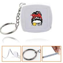 Portable Mini Retractable Tape Measure With Keychain Double Sided Scale Soft Measuring Tapeline Pocket Sized Tape Measure For Sewing Tailor Body Measuring Crafting And Household Use Lightweight And Durable For Daily And Travel Convenience - White - View 23