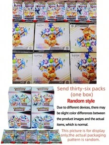 10/24/36pcs/Gói Quà Tặng Thẻ Series Ngẫu Nhiên, Phù Hợp Làm Quà Tốt Nghiệp Và Quay Lại Trường, Thẻ Anime Cổ Điển, Thẻ Giao Dịch Bộ Sưu Tập Quái Vật (Kiểu Ngẫu Nhiên) - Nhiều màu - Xem 3