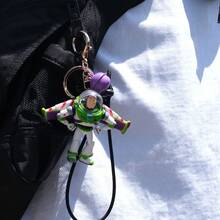 Funko 1件金屬鏈條環鑰匙圈，適用於女性手提包、背包、錢包－可愛禮品配件、鑰匙圈裝飾、優雅汽車鑰匙鏈，適合聖誕節、生日、情人節、新年禮物，美感風格 - 彩色 - 查看 5
