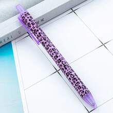 1 Or 3pcs 2026 New Leopard Print Ballpoint Pen Set, Featuring Pressure-Activated Design. Fun And Simple Printed Ballpoint Pens, Ideal For Journaling And Gift-Giving. Perfect For Weddings And Valentine's Day. Available In 5 Colors (New Light Brown Leopard, New Dark Brown Leopard) - Multiple Styles - View 12