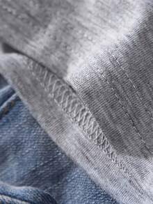 Women's Casual Short Sleeve T-Shirt - Space Gray - View 3