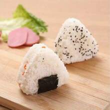 2pcs/Set Triangle Sushi Mold Set, Creative Rice Ball Mold, Portable Outdoor Sushi Bento Box, Picnic Lunch Box, Kitchen Tool - View 7