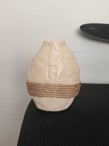 1件/3件套米白色藤条香薰瓶套装，现代抽象风格香薰花瓶，饰有绳索细节，适用于客厅、卧室、浴室、桌面等家居装饰，是馈赠佳品。 - 均碼 - 查看 9