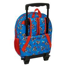 Safta Disney | School Backpack With Wheels 3D Mickey Mouse For Boys And Girls, Molded Front, Ergonomic Padded Shoulder Straps, Side Bottle Pocket, Identification Card - Option 3 - View 3