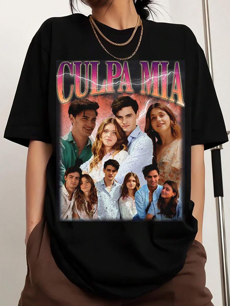 Camisetas femininas - Preto - Ver 1