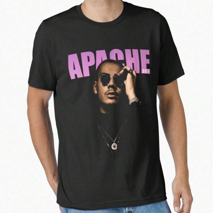 Apc 207 For Fans Essential T-ShirtShirt For Women Camiseta 100% Algodón Unisex - Playera Casual Premium de Corte Cómodo - Negro - Ver 1