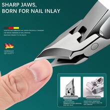 1 Pair Ergonomic Thick Nail Clippers, Wide Opening Design Specially Made For Elderly With Thick Nails - Multicolor - View 8