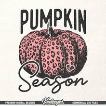 Temporada de calabazas| Diseño de camisa de otoño| Calabaza con estampado de leopardo| Gráfico de otoño| Diseño de sublimación de otoño| Camiseta de niña con estampado otoñal - Blanco - Ver 3
