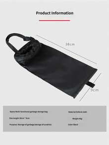 Car Trash Can Hanging Bag, Multifunction Car Storage Organizer For Umbrella, Back Seat Garbage Bag, Interior Accessories - Storage Bag - View 11