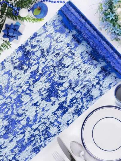 1 cuộn khăn trải bàn lưới kim loại sáng bóng kích thước 28x300cm/28x500cm/28x1000cm dùng cho tiệc tùng, kỷ niệm, sinh nhật, đám cưới, tiệc chiêu đãi, lễ hội, trang trí năm mới, trang trí nhà cửa, trang trí bàn ăn.