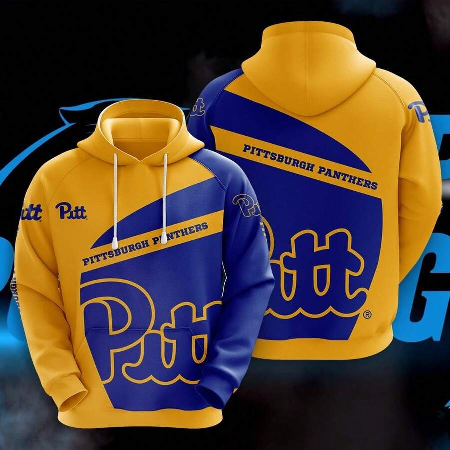 Pittsburgh Panthers 3D Hoodie, Zip Hoodie - Nhiều màu - Xem 1
