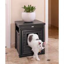 ecoFlex Litter Loo, Litter Box Cover/End Table - Café exprés - Ver 5