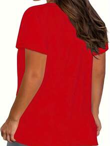 Camiseta de mujer para primavera y verano - Negro - Ver 10