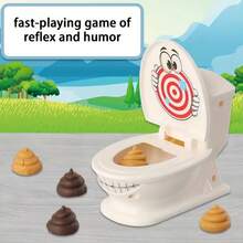 9-Piece Shooting Game Toy Set - 1 Target, 2 Rapid Shooters, 6 Soft Plastic Blocks, Colorful Interactive Family Party Game, Suitable For 14+ Years Old Fun Gag Toys, Ideal Gift For Birthday, Holiday, April Fool's Day, Easter, Valentine's Day, Children's Day, Mother's Day, Father's Day, Thanksgiving And Christmas, Pop Fidget Toys - Multicolor - View 8