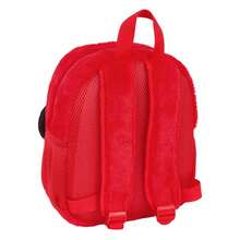 Safta | Disney Mickey Mouse Kindergarten Backpack 22 X 27 X 10 Cm (5.9 Liters), Plush, Soft And Padded For Kids, Top Handle And Front Pocket With Zipper, Side Mesh Pockets, Personal Identification Card - Multicolor - View 3