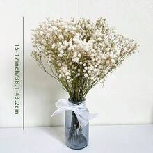 1900+ 朵仿真满天星花束，人造花，满天星盆栽，适用于婚礼新娘捧花、家居装饰、桌面摆设、花瓶填充、DIY 花艺装饰（适用于婚礼和节日）、房间装饰、情人节、生日礼物、毕业礼物、花园装饰、户外植物、园艺、人造花 - 白綠色 - 查看 8