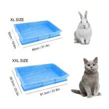 10 piezas Película PE desechable universal conejo jaula para pequeño animal para limpieza - transparente - Ver 5