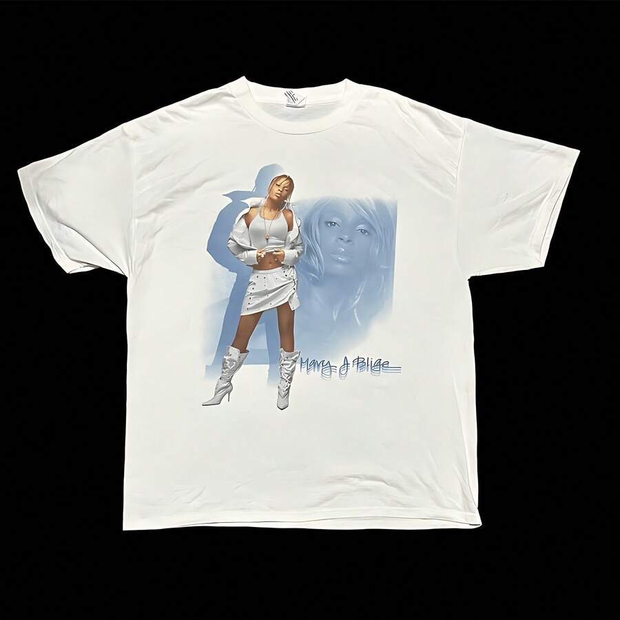 Vintage Marry J Blige Rapttes Tour 04 _ Xl Size - White - View 1