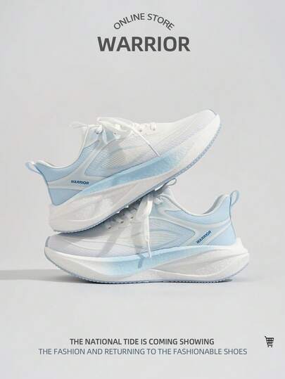 WARRIOR 1雙女款繫帶運動風時尚百搭舒適休閒輕量戶外跑步運動鞋