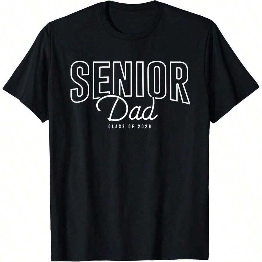 Camisetas Premium Casuales Unisex Lindas, Camiseta Familiar de Graduación "Super Orgullosa Tía de Graduado 2026", Ropa Cómoda para el Hogar, Moda Diaria, Camiseta para Fiestas, Estilo Unisex, Camiseta de Regalo, Tallas S - XXXXL, Negra - Negro 8 - Ver 1