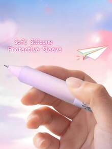 3/6/12pcs Windmill Spinning Gel Pen, Cute Style, 0.5mm Fine Nib, Black Ink, Retractable Click Design Perfect For Homework And Exam Practice - Gel Pen - View 4