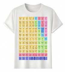 Playeras Elementos Químicos Coloridos En Tabla Periódica Makeup bag Beach towel Decoración para el hogar Alfombra baño Bathroom accessories Dispensador de jabón - Blanco - Ver 1