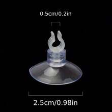 10pcs Aquarium Suction Cups, Used For Air Pump Tube Fixing, Fish Tank Accessories - Style A - View 4