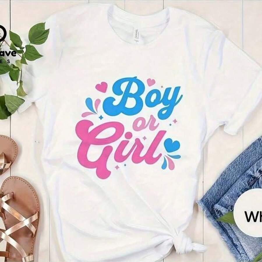 Camiseta para Fiesta de Revelación de Género Niño o Niña, Camiseta para Revelación de Género Es Niño o Niña, Camiseta para Revelación de Género, Camiseta de Algodón Fest Gender Reveal 89220 g para todas las estaciones. Ligera. Transpirable. Considerado. Perfecta para salidas de primavera y aventuras de verano, esta camiseta de algodón puro de 220 g promete una comodidad increíble que dura todo el día. Es la base versátil para innumerables looks, desde conjuntos casuales de vacaciones hasta creativos disfraces de Halloween. Un regalo considerado sin esfuerzo que demuestra que te importa, temporada tras temporada. - Negro - Ver 1