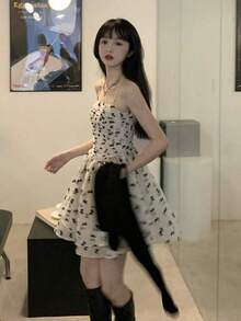 Women Two-Piece Outfits - Apricot - View 6
