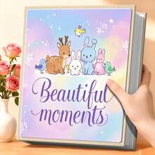 6-Inch Photo Album, Large Capacity, Velvet Material, 200 Pockets, Suitable For Family, Wedding, Anniversary, Travel, Graduation, Ideal Gift - 1PC - View 8