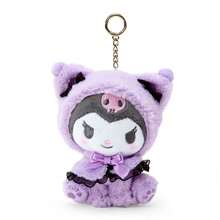 SANRIO 1个三丽鸥治愈系小猫系列毛绒挂件 | 美乐蒂、酷洛米、肉桂狗、Hello Kitty 猫咪服装玩偶 | 日系卡通可爱毛绒挂件 | 1个包包装饰车挂件节日礼物 - 彩色 - 查看 9