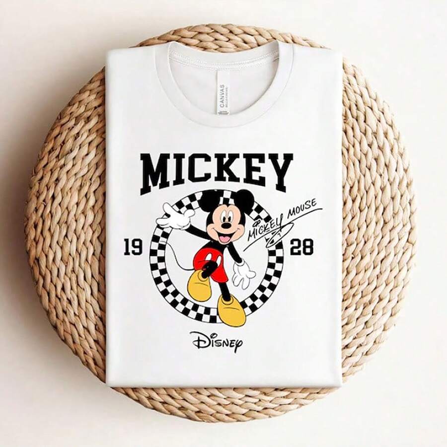 Mickey Shirt, Cute Mickey Shirts, Retro Mickey T-Shirt, Mouse Shirt, Family Vacation Tshirt, Family Trip, Mickey Lover Gift--Disneys Disneyland Paris The Magic Kingdom Disneyesque The House Of Mouse Mickey Mouse Empire Modest Summer Outfits Take That T Shirt Summer Coord Tops For Women Summer Summer Clothes Women Summer Clothes Summer Tops Summer Tops Women Summer Co Ord Summer Top Summer Outfits White Top Black Top Holiday Outfits For Women  Tops For Women Summer Holiday Gifts Valentine's Day Gifts Earth Day Gifts Oktoberfest Gifts Summer Bank Holiday Gifts - White - View 1
