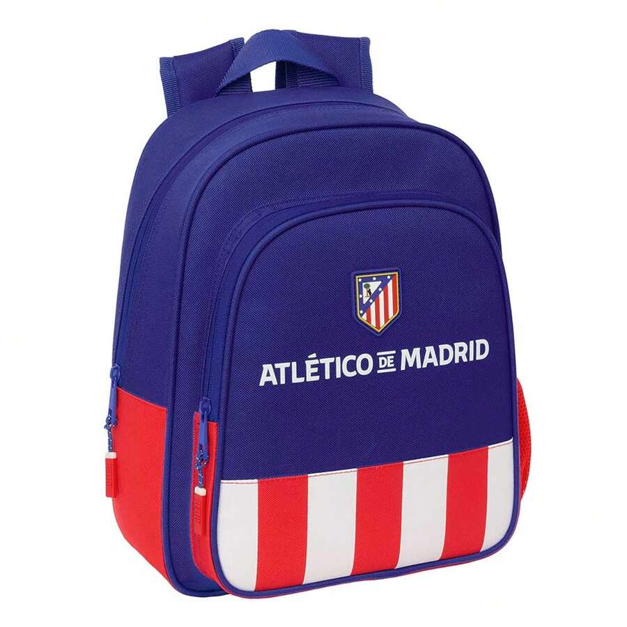 Atlético de Madrid 馬德里競技隊大型 Compact Evolution 拉桿背包,帶可拆卸一體式拉桿、加厚背墊、官方授權、可容納 15 英寸筆記型電腦的雙隔層、USB 接口 - 免費送貨 ✅ 西班牙大陸地區 24/48 小時送達 - 選項15 - 查看 1