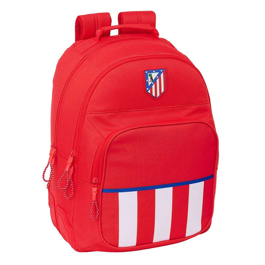 Atlético de Madrid 馬德里競技隊大型 Compact Evolution 拉桿背包,帶可拆卸一體式拉桿、加厚背墊、官方授權、可容納 15 英寸筆記型電腦的雙隔層、USB 接口 - 免費送貨 ✅ 西班牙大陸地區 24/48 小時送達 - 選項 12 - 查看 1