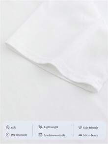 Christopher Moltisanti Graphic T-Shirt From  - Casual Black Short Sleeve T-Shirt With Striking White Lettering, Unisex Regular Fit, Comfortable For All Seasons, All Season Clothing, Stylish T-Shirt, Durable Casual Wear - 白色 - 查看 4