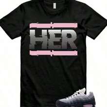 Premium Casual Unisex T-Shirts Cute 95 Pink Foam Black White OG Big Bubble T Shirt Match C2 - 黑色 2 - 查看 6