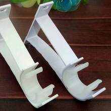 2 Pack Curtain Rod Bracket – Heavy Duty White Curtain Rod Holders For 1 Inch Drape Rods, Single Wall Mount Hook Support For Curtains, Drapery Hardware - por defecto - Ver 7