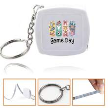 Portable Mini Retractable Tape Measure With Keychain Double Sided Scale Soft Measuring Tapeline Pocket Sized Tape Measure For Sewing Tailor Body Measuring Crafting And Household Use Lightweight And Durable For Daily And Travel Convenience - White - View 10