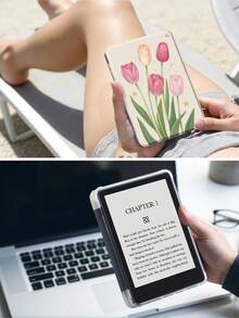 Ayotu Ốp lưng họa tiết hoa tulip hình phù thủy cho iPad A16, Air 8 (M4) 2026 (11 inch)/2026 (13 inch), Pro 13 12.9 11, Air 11 13, Mini, Air 11 inch, Kindle (thế hệ thứ 11 - ra mắt năm 2024), Kindle Paperwhite thế hệ thứ 12 năm 2024. - Nhiều màu - Xem 9